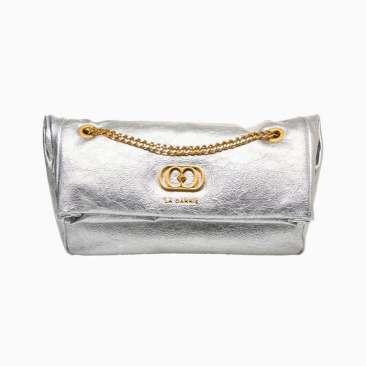 LA CARRIE - LUMI SMALL SHOULDER BAG SILVER