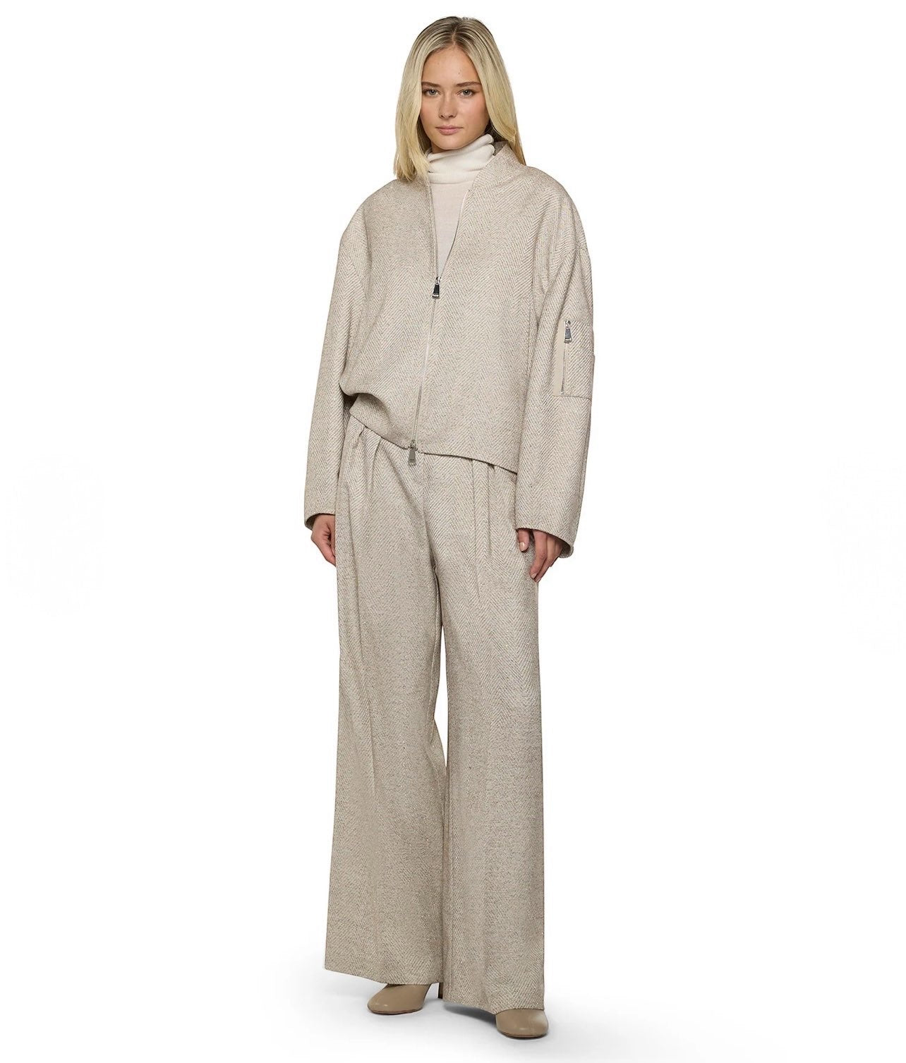 SIMONA CORSELLINI - BOMBER SPIGATO LUREX TORTOTA