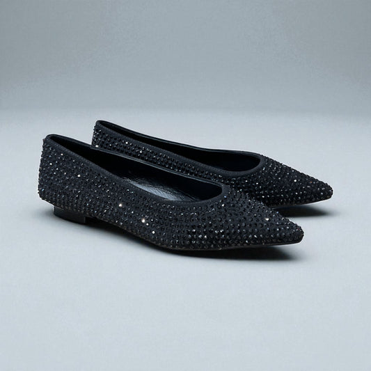 MONACO BALLERINA STRASS NERO
