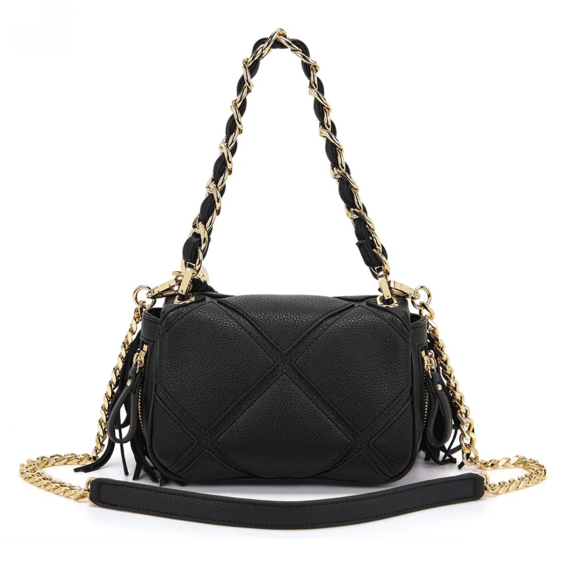 ISABEL SMALL SHOULDER BAG CON FRANGE